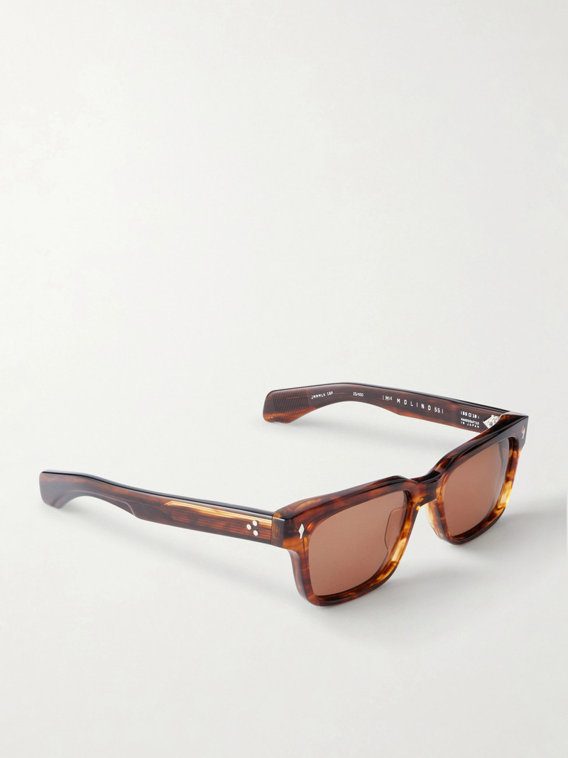 Molino 55 Rectangular-Frame Acetate Sunglasses 4