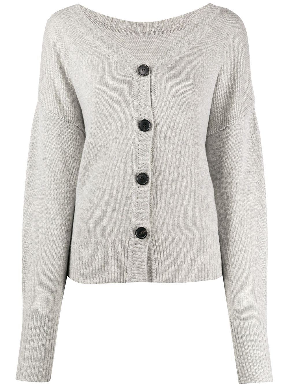 relaxed-fit cardigan - 1