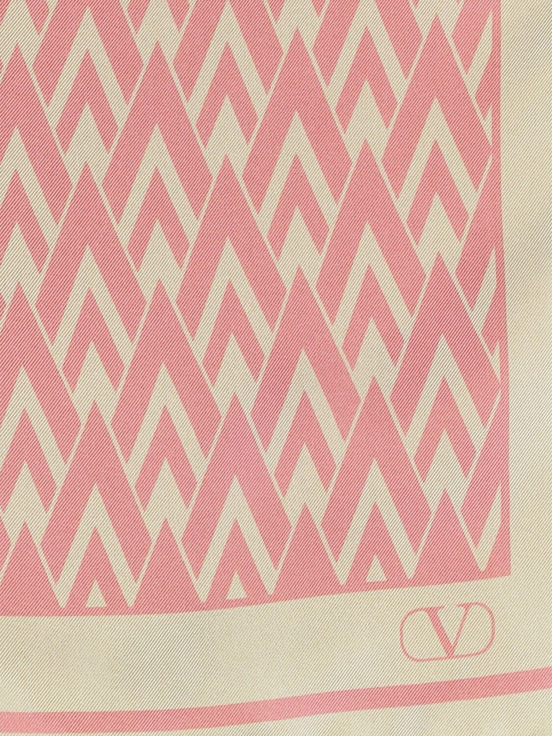 Valentino Toute la V silk foulard outlook
