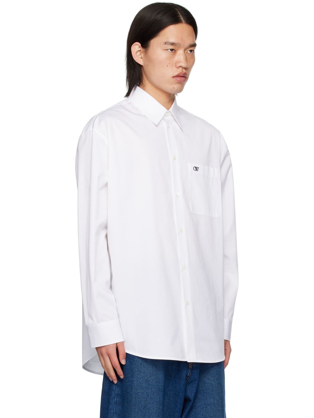 White 'OW' Shirt - 2