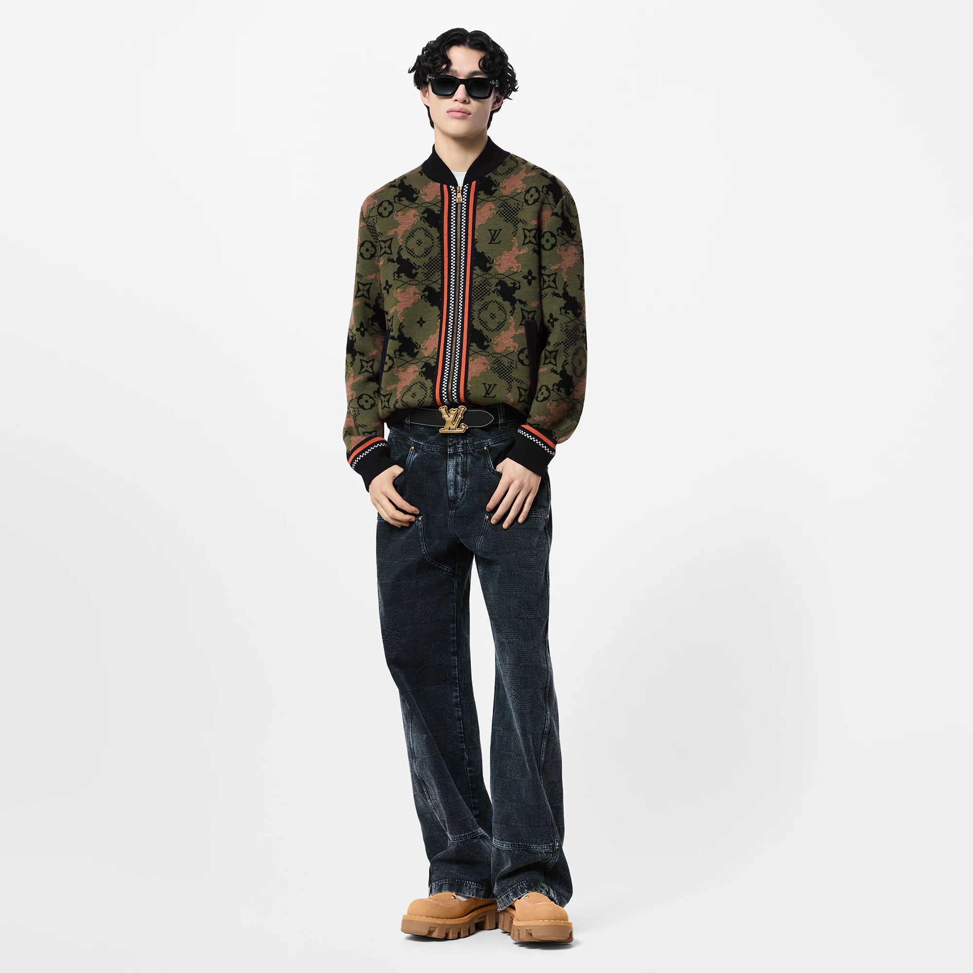 Jacquard Wool Bomber Blouson - 3