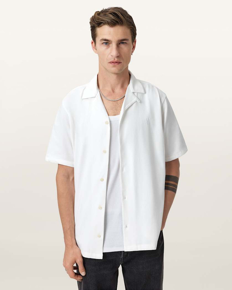 ALLSAINTS HUDSON RELAXED FIT RAMSKULL SHIRT outlook