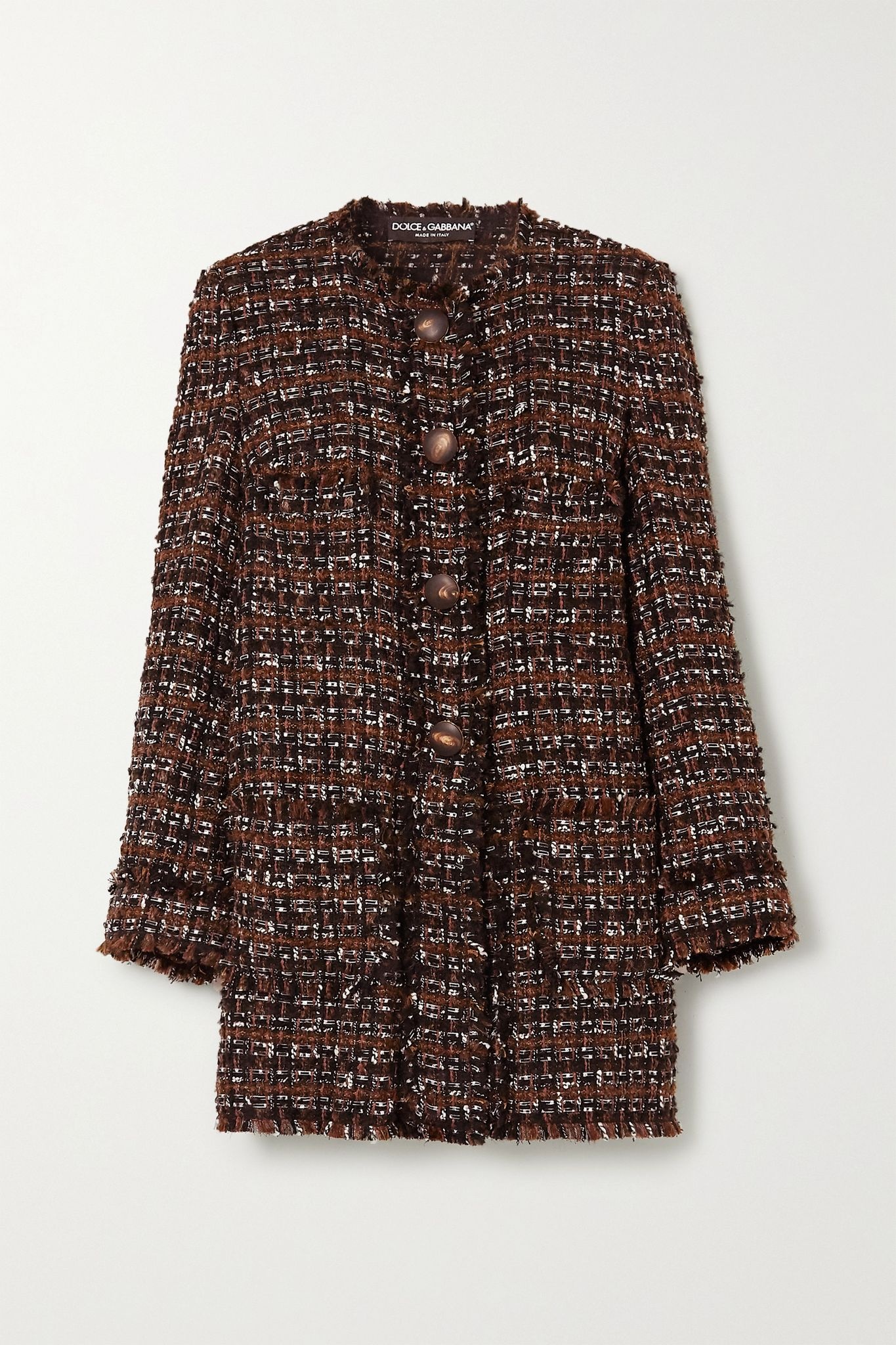 Bouclé-tweed coat - 1