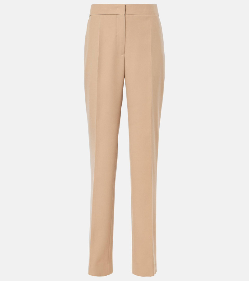 Wool slim pants - 1