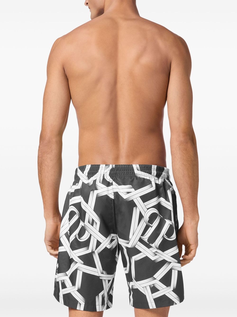 printed swim shorts - 3