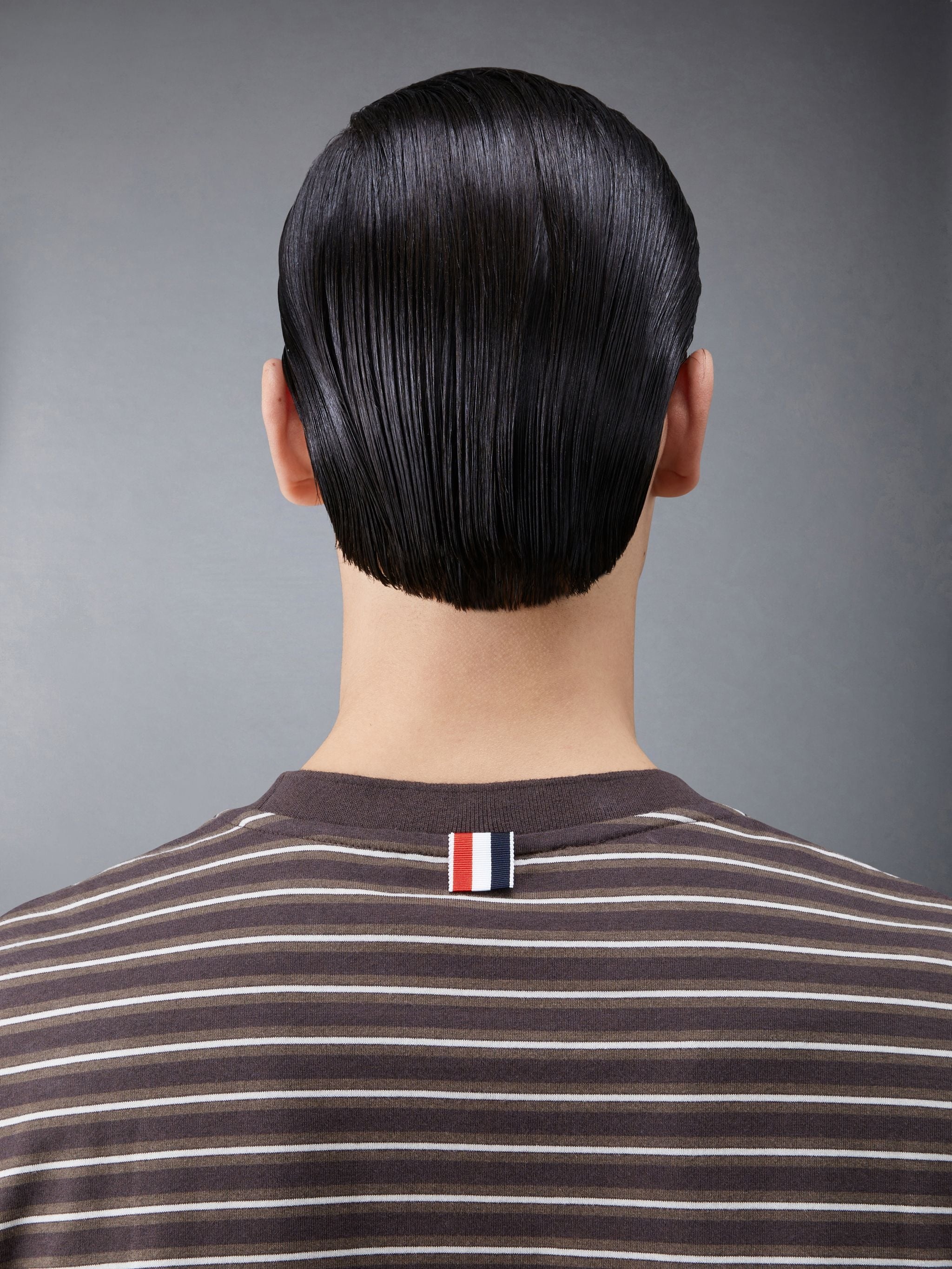 Stripe Jersey Short Sleeve Tee - 4