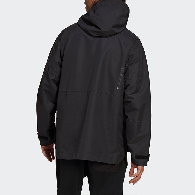 adidas Xploric R.r Sports Hooded Jacket Black H65704 - 3