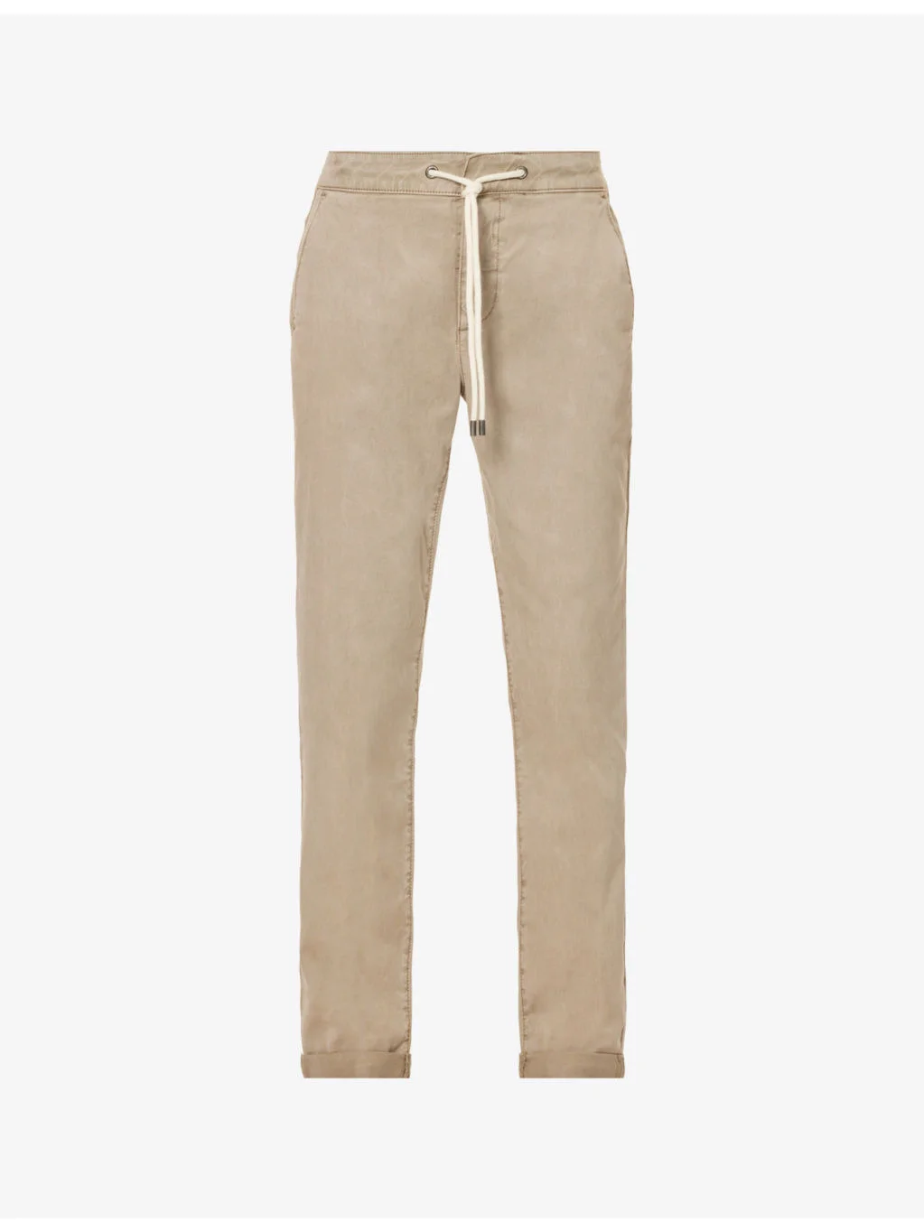 Fraser drawstring-waistband X-leg slim-fit stretch-woven trousers - 1