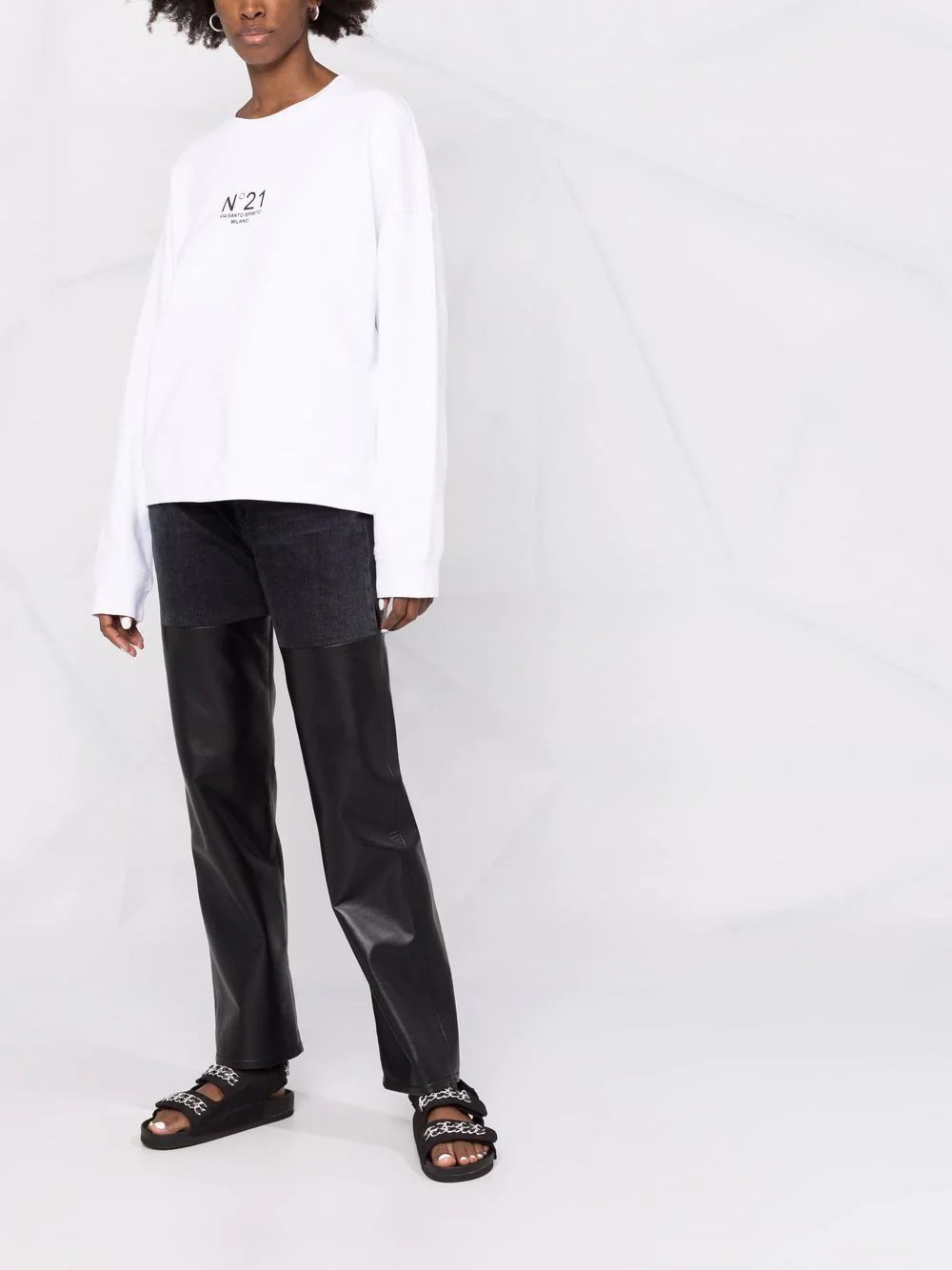 logo-print relaxed-fit sweatshirt - 2
