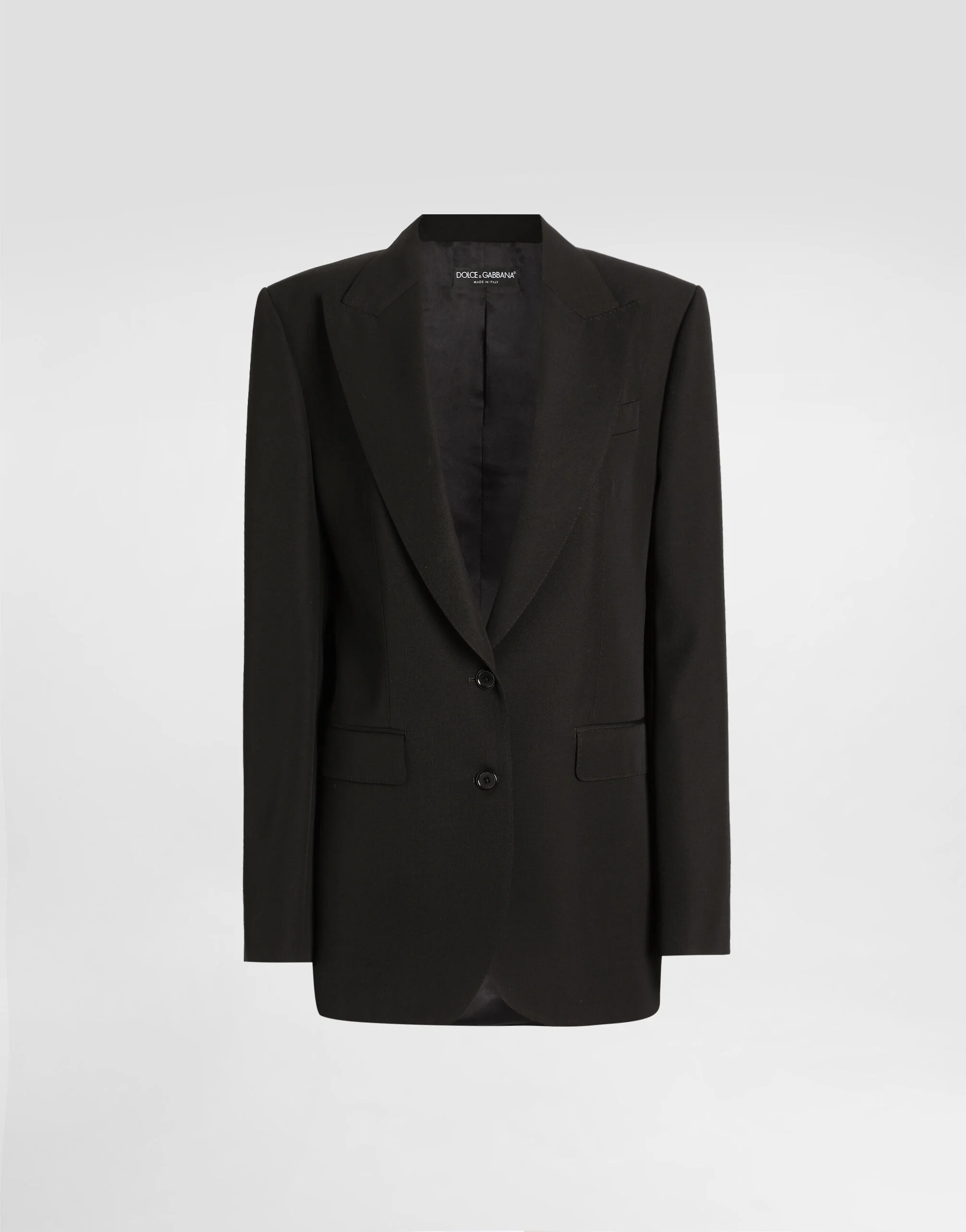 Wool gabardine jacket - 1