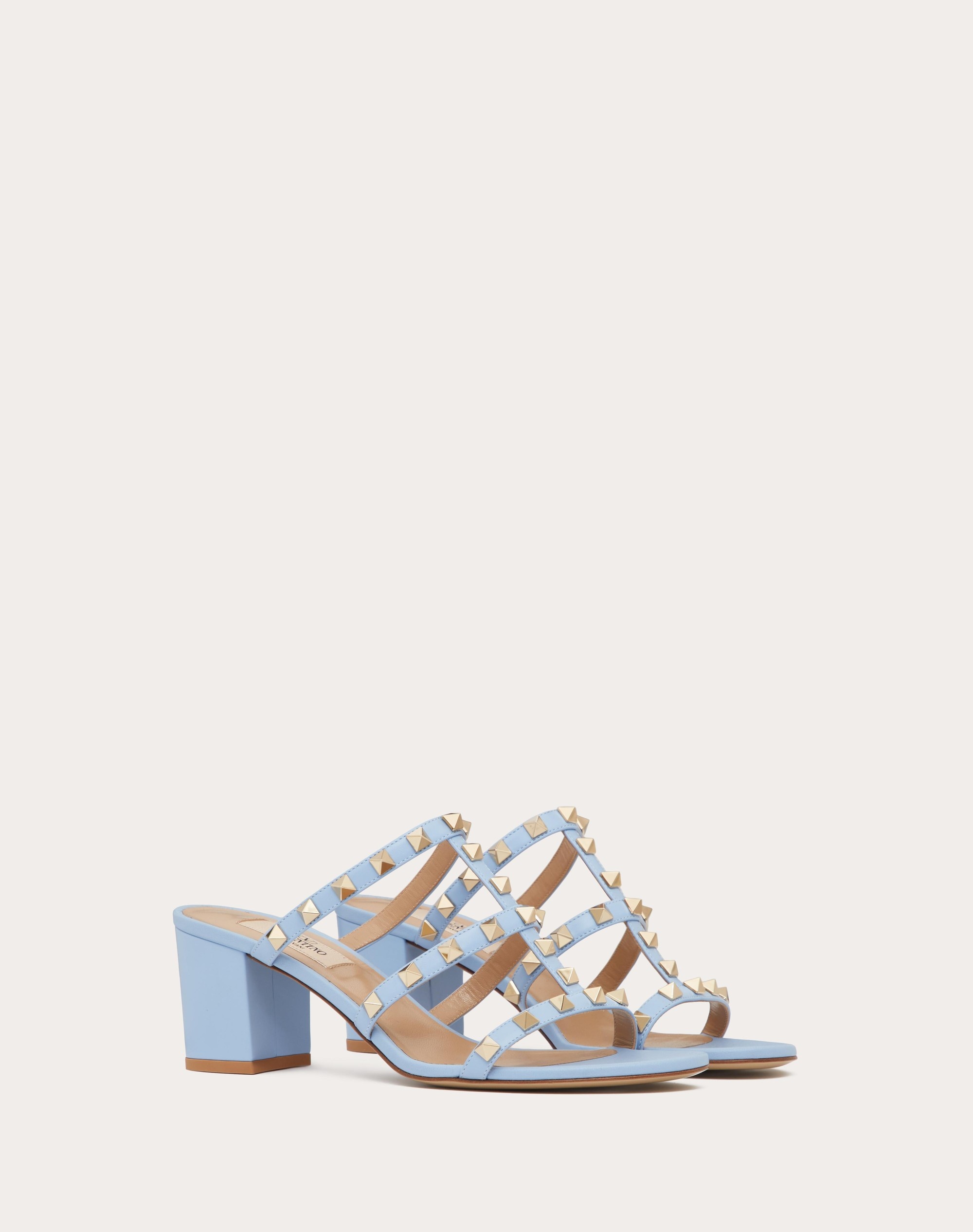 VALENTINO＞＞スクエアトゥ スリッポン スライド Valentino Garavani VLTN Slide Sandals | Black | FARFETCH