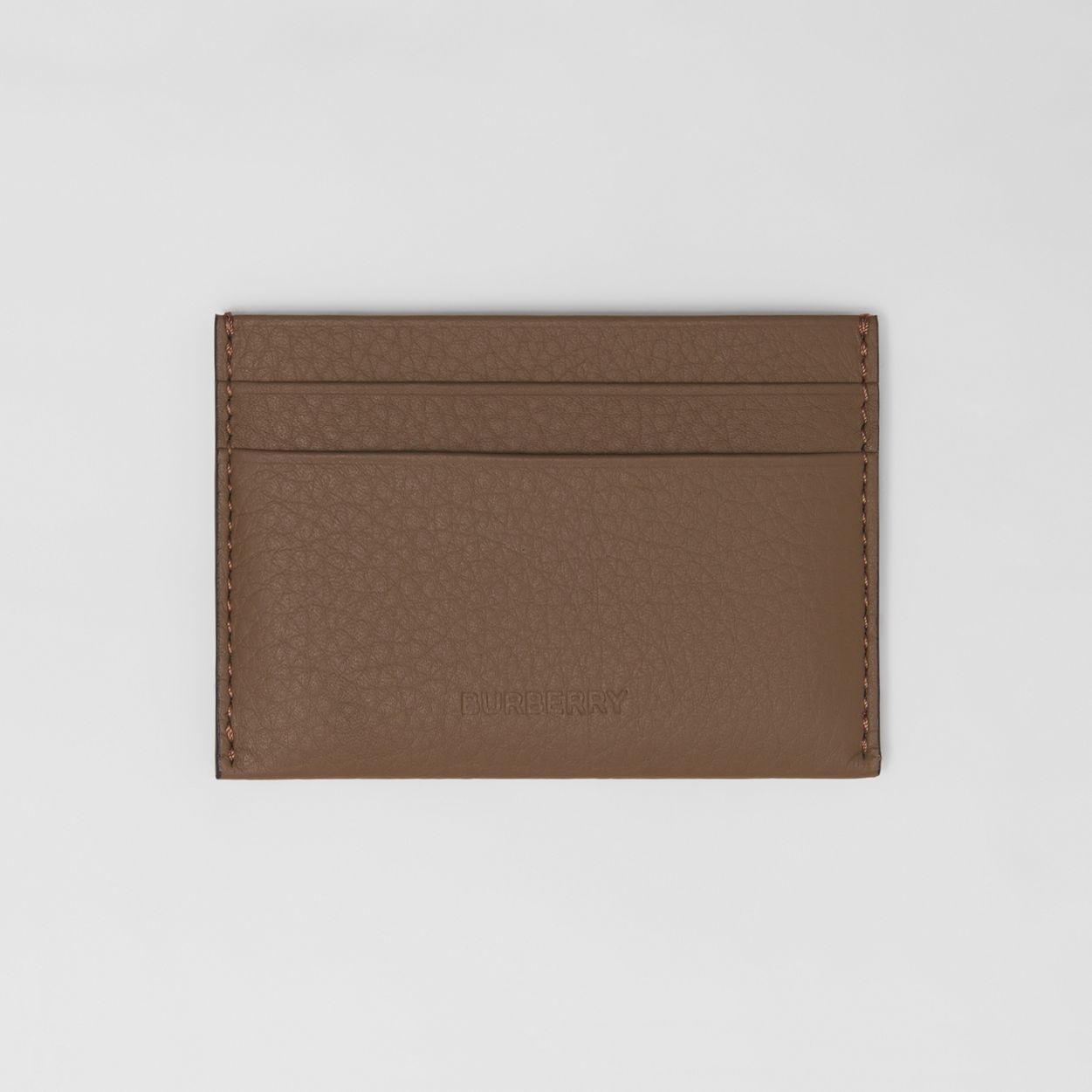 Grainy Leather Card Case - 6