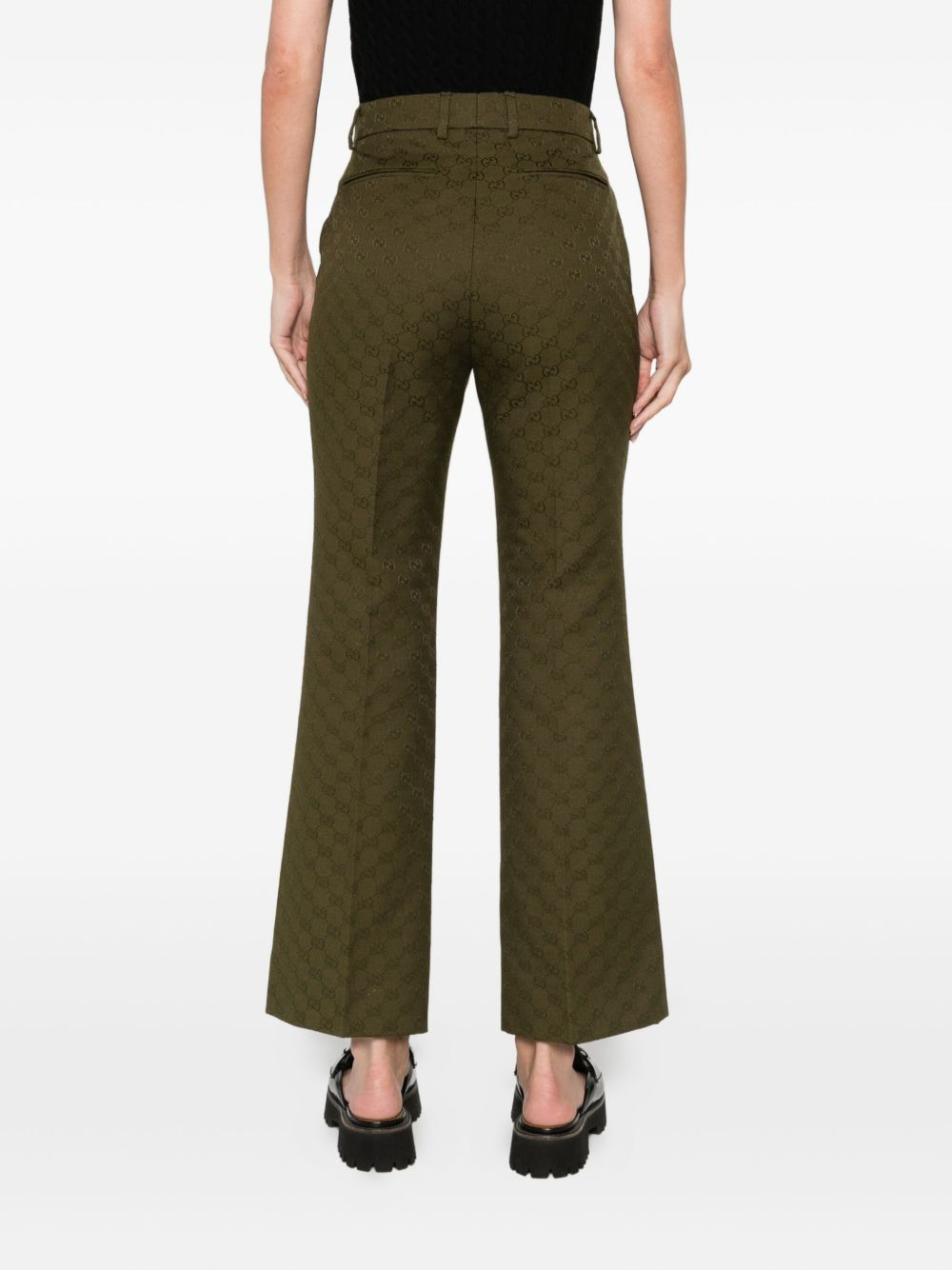 GG monogram trousers - 4