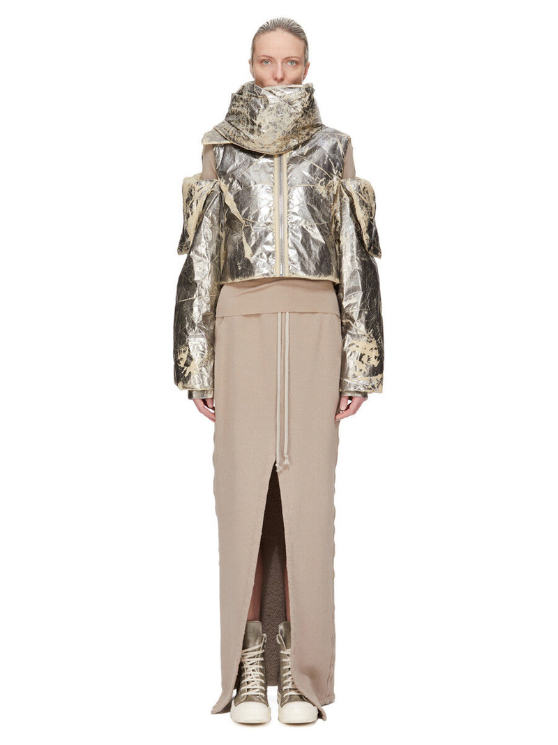 Rick Owens DRKSHDW Silver Concordians Convertible Jacket outlook