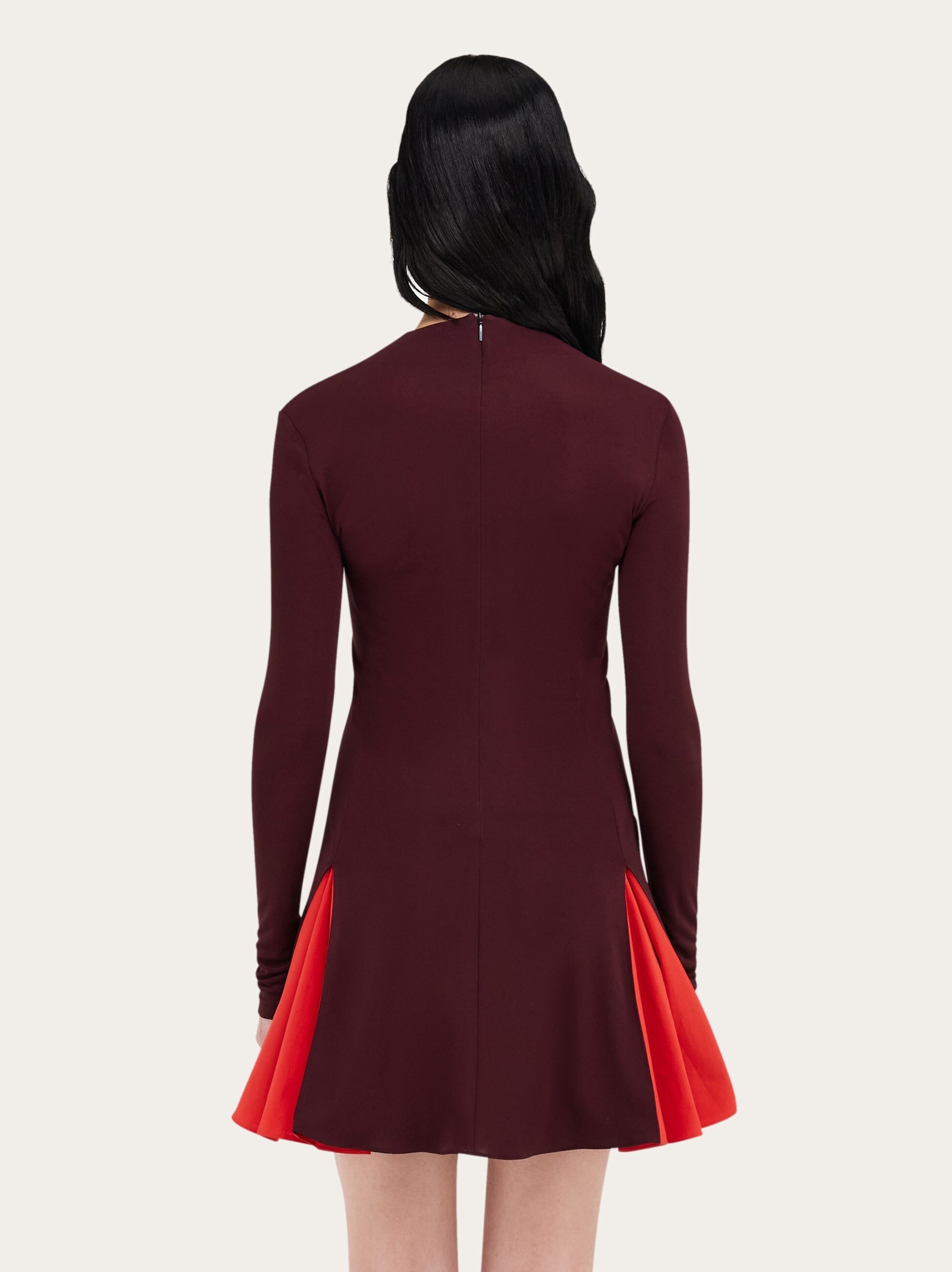Colors block skater dress - 4