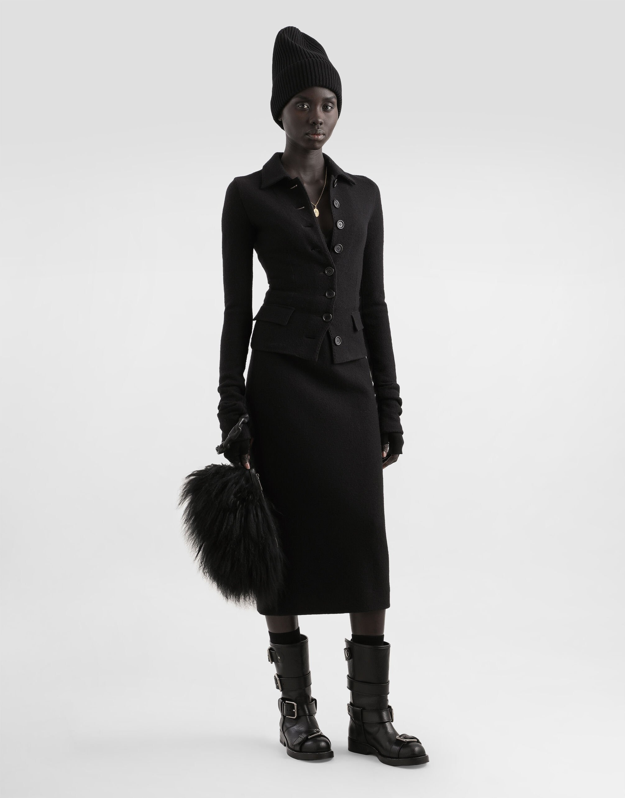Wool pencil skirt - 2