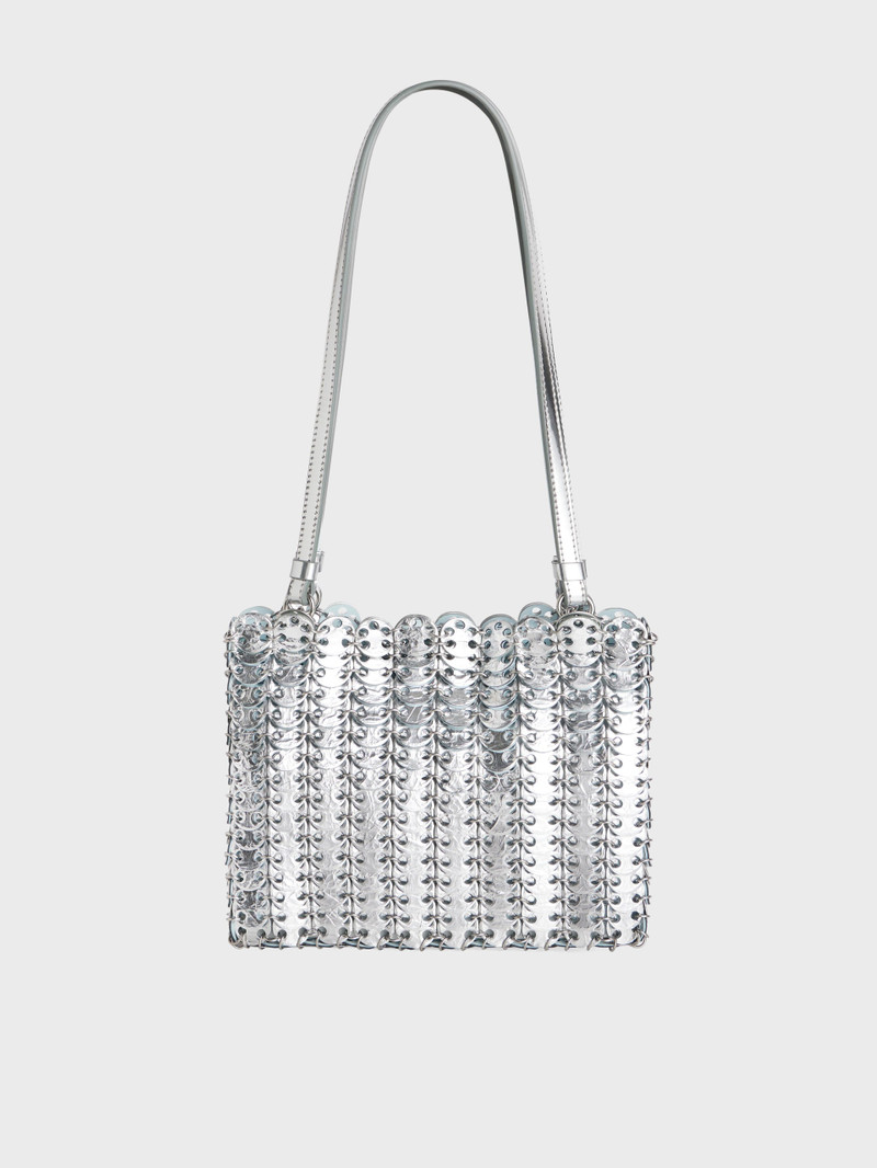 SILVER/BLUE 1969 FLIP BAG IN LEATHER 1