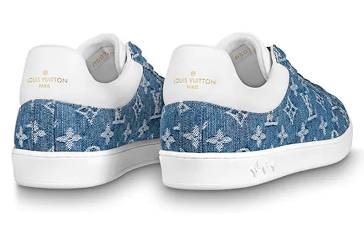 LOUIS VUITTON Luxembourg Sneakers 'Denim Blue' 1A8QDS - 4