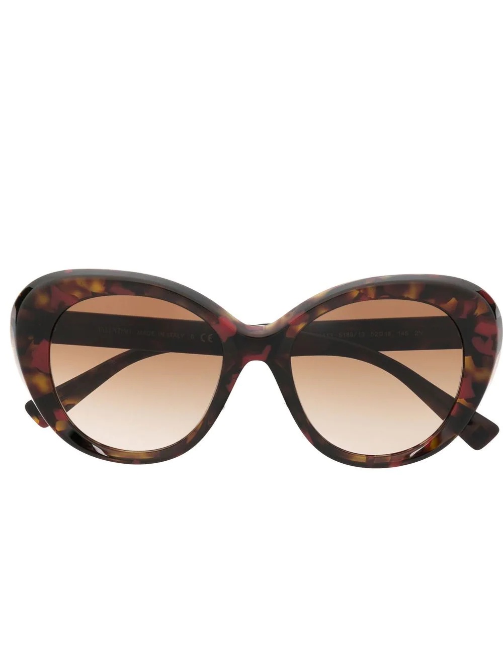 tortoiseshell cat-eye sunglasses - 1