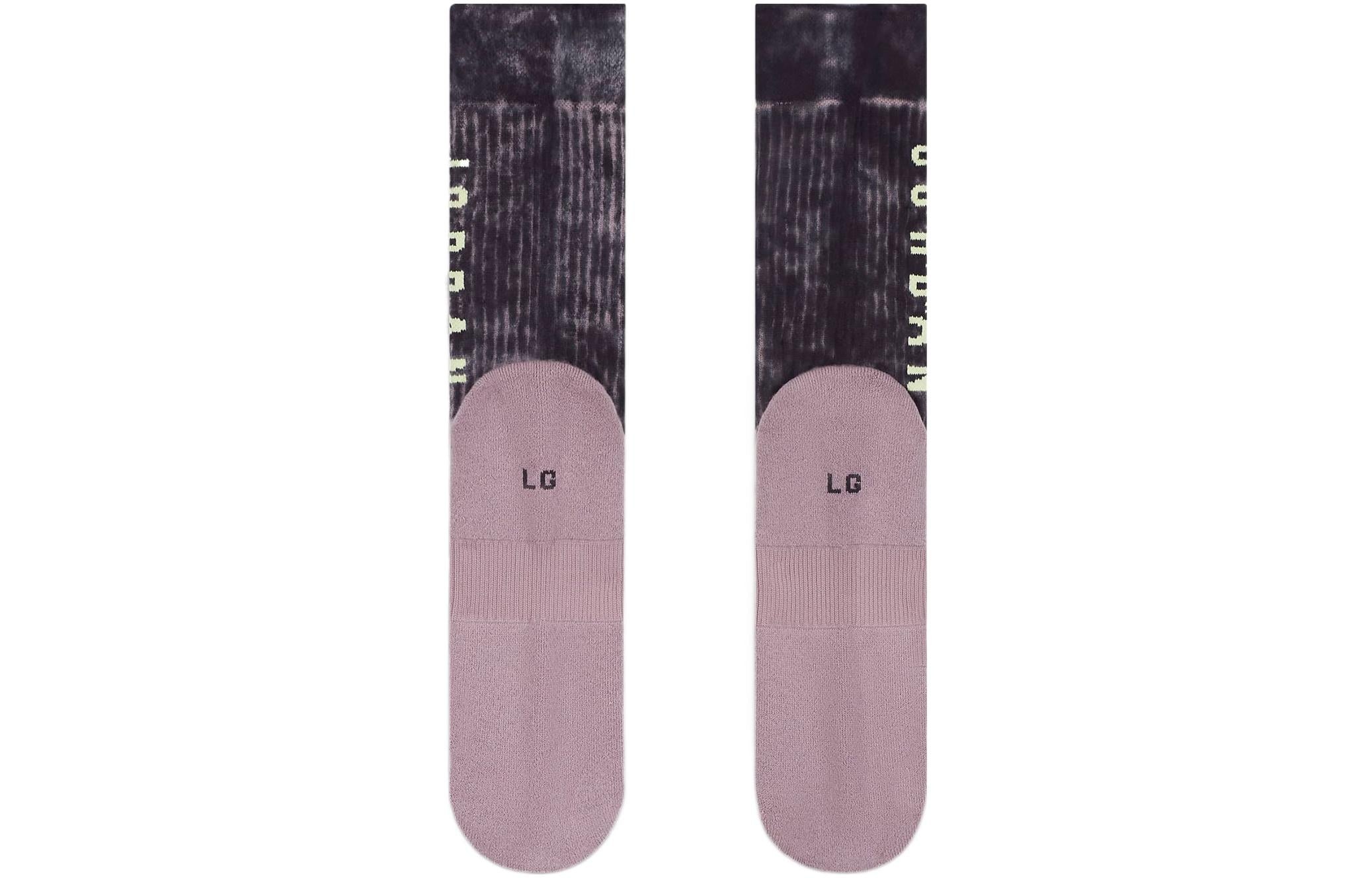 Air Jordan Legacy Sport DNA Tie Dye Alphabet Athleisure Casual Sports Socks Couple Style One Pair Pi - 3