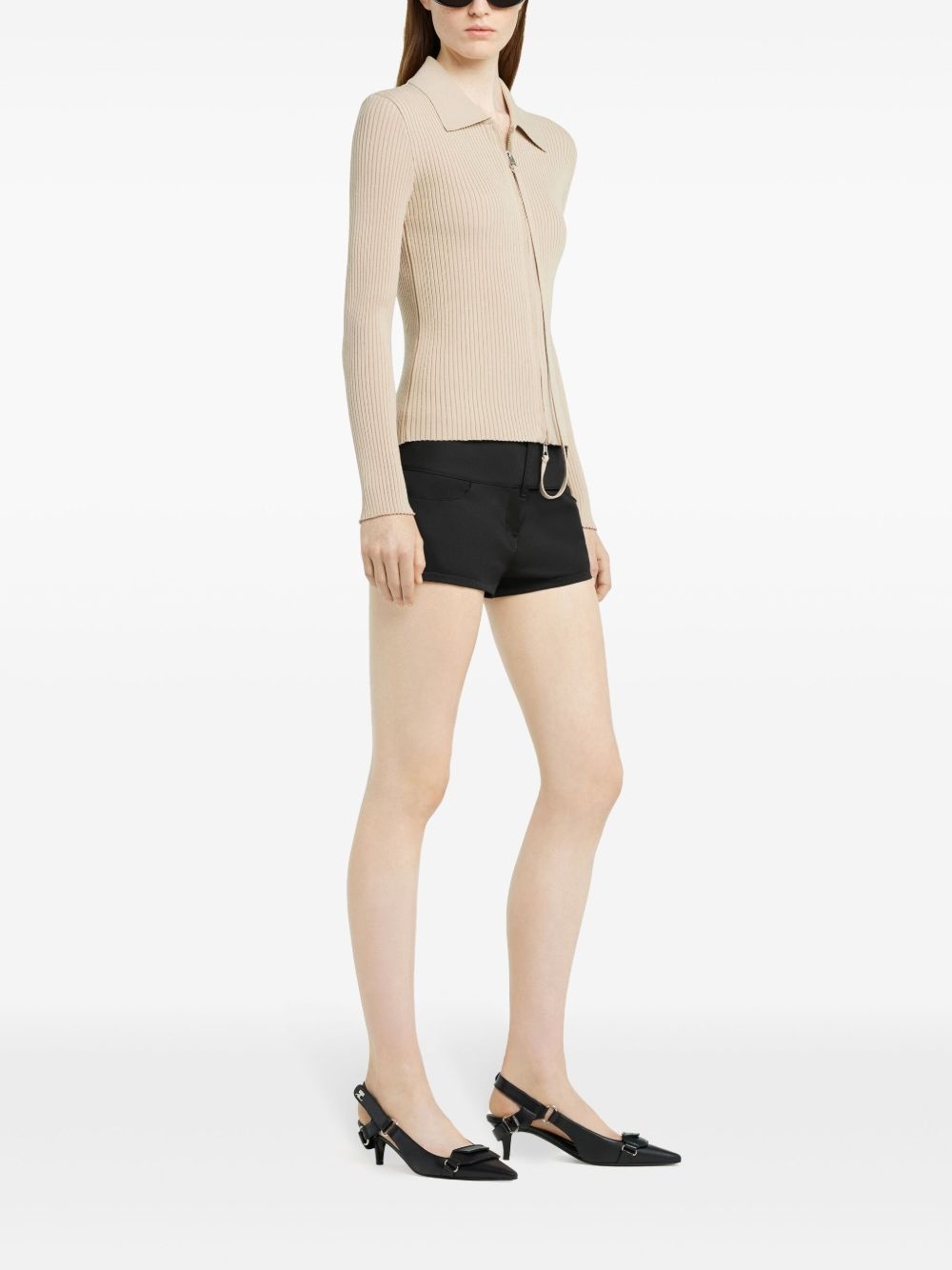 zip-up cardigan - 3