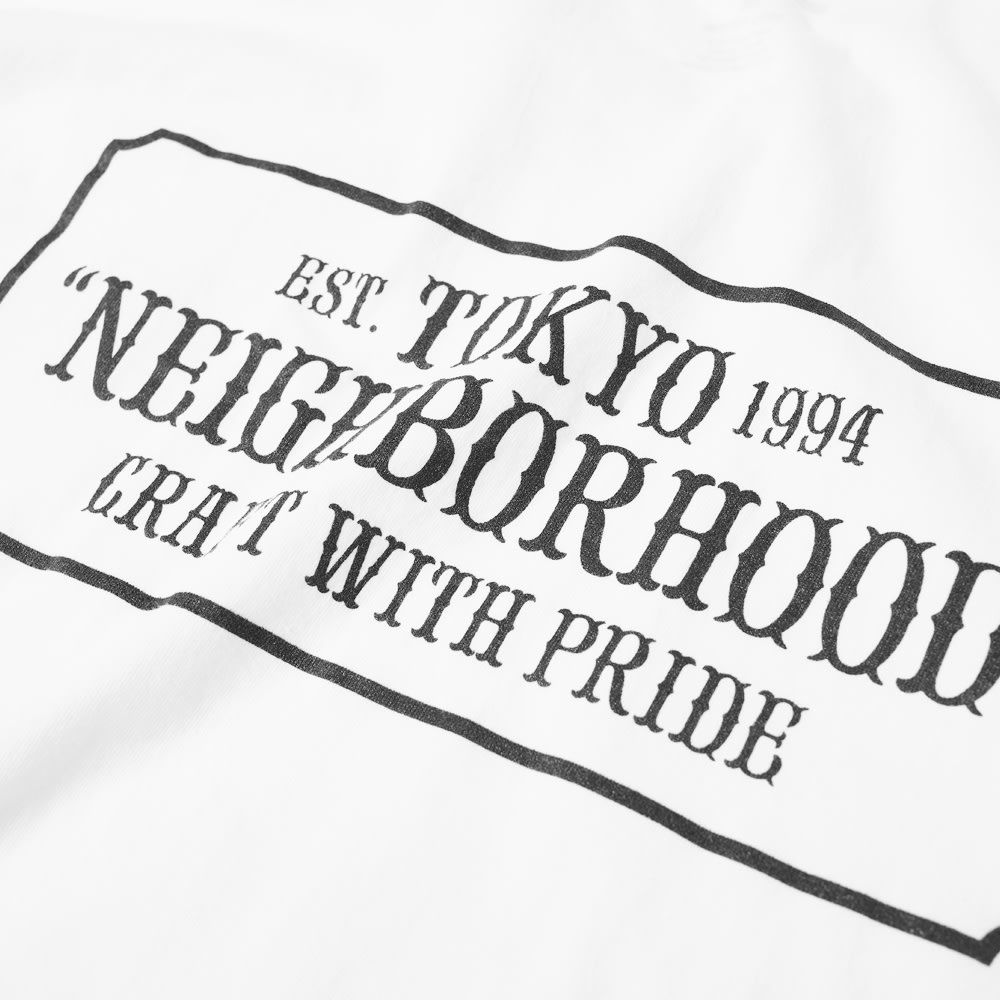 Neighborhood Long Sleeve Bar & Shield Tee - 2