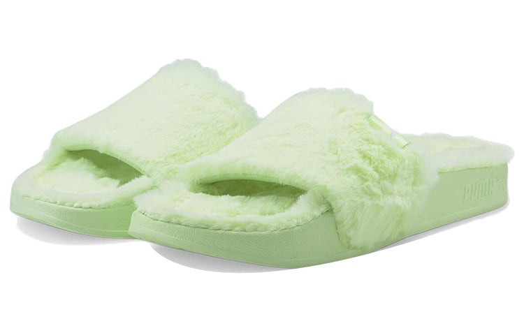 (WMNS) PUMA Leadcat 20 YLM Sports Slippers Green 385803-03 - 4