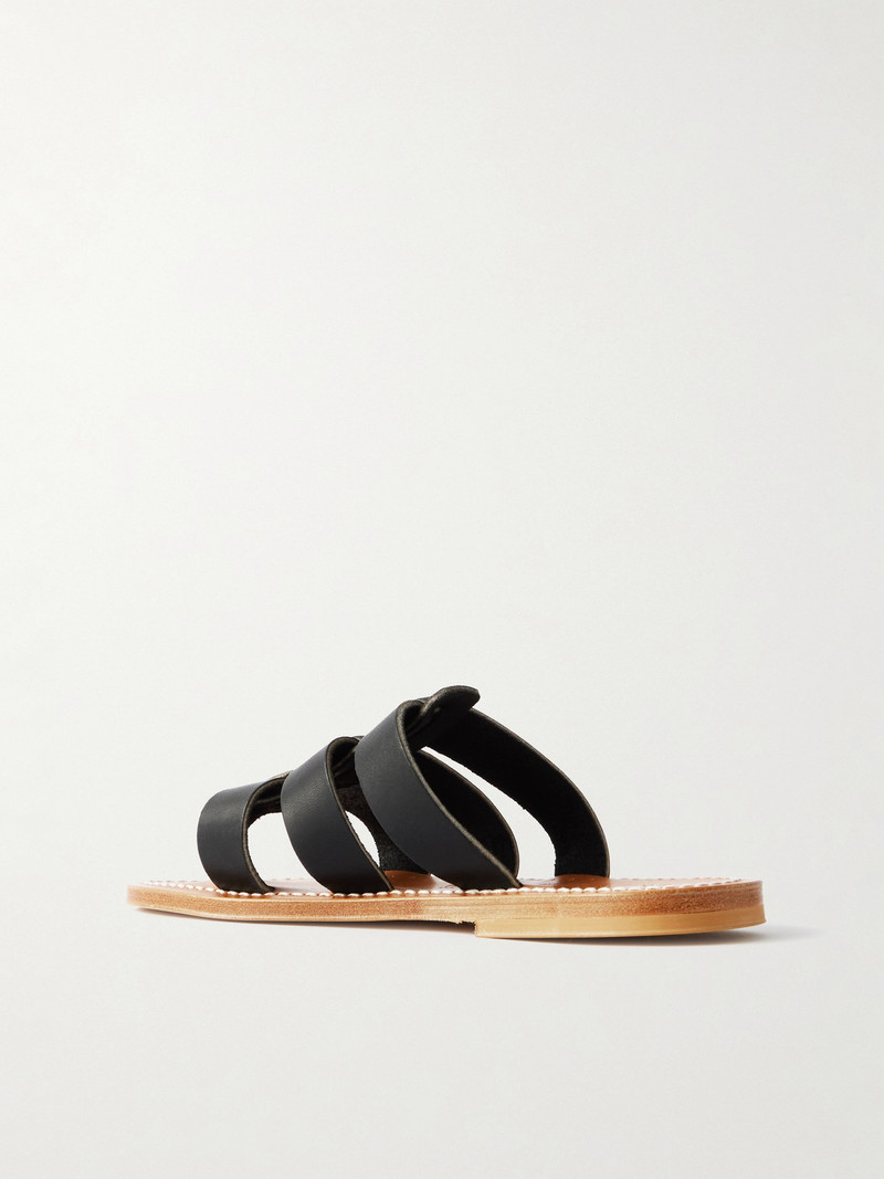 Dolon Cutout Leather Slides 3