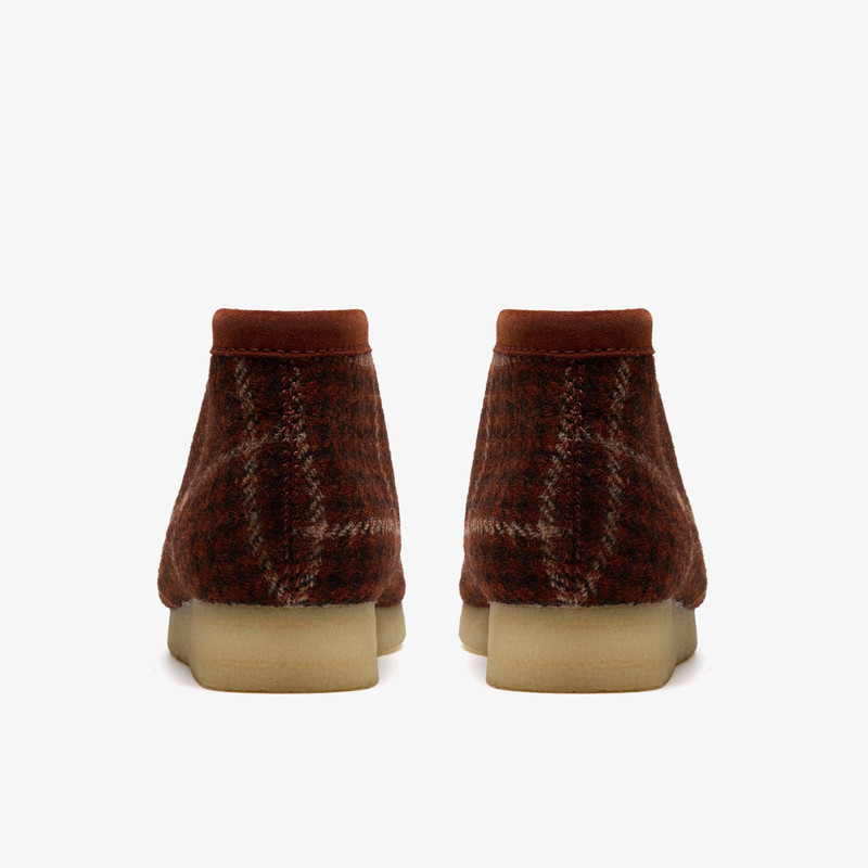 Wallabee Boot Rust Tweed Combination 6