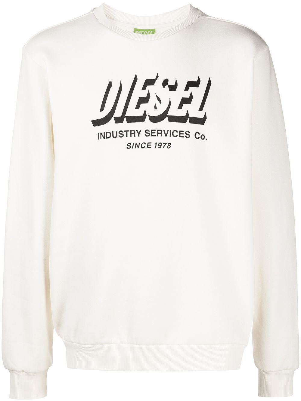 Green Label logo-print sweatshirt - 1