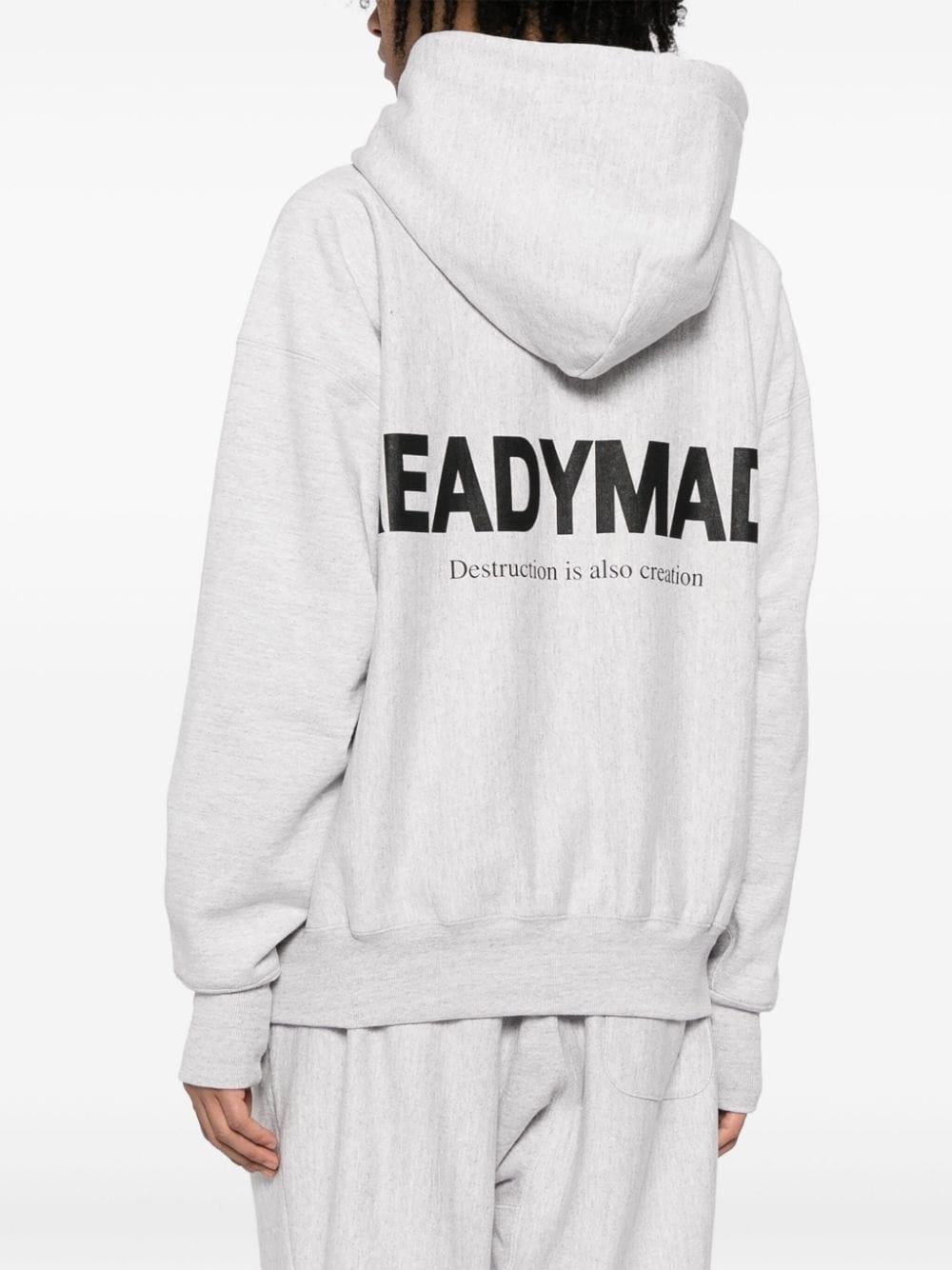 Smile logo-print hoodie - 4