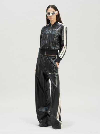 Palm Angels Leather Effect Bomber Trackjacket outlook