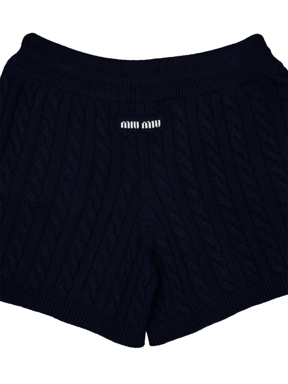 intarsia-knit shorts - 4