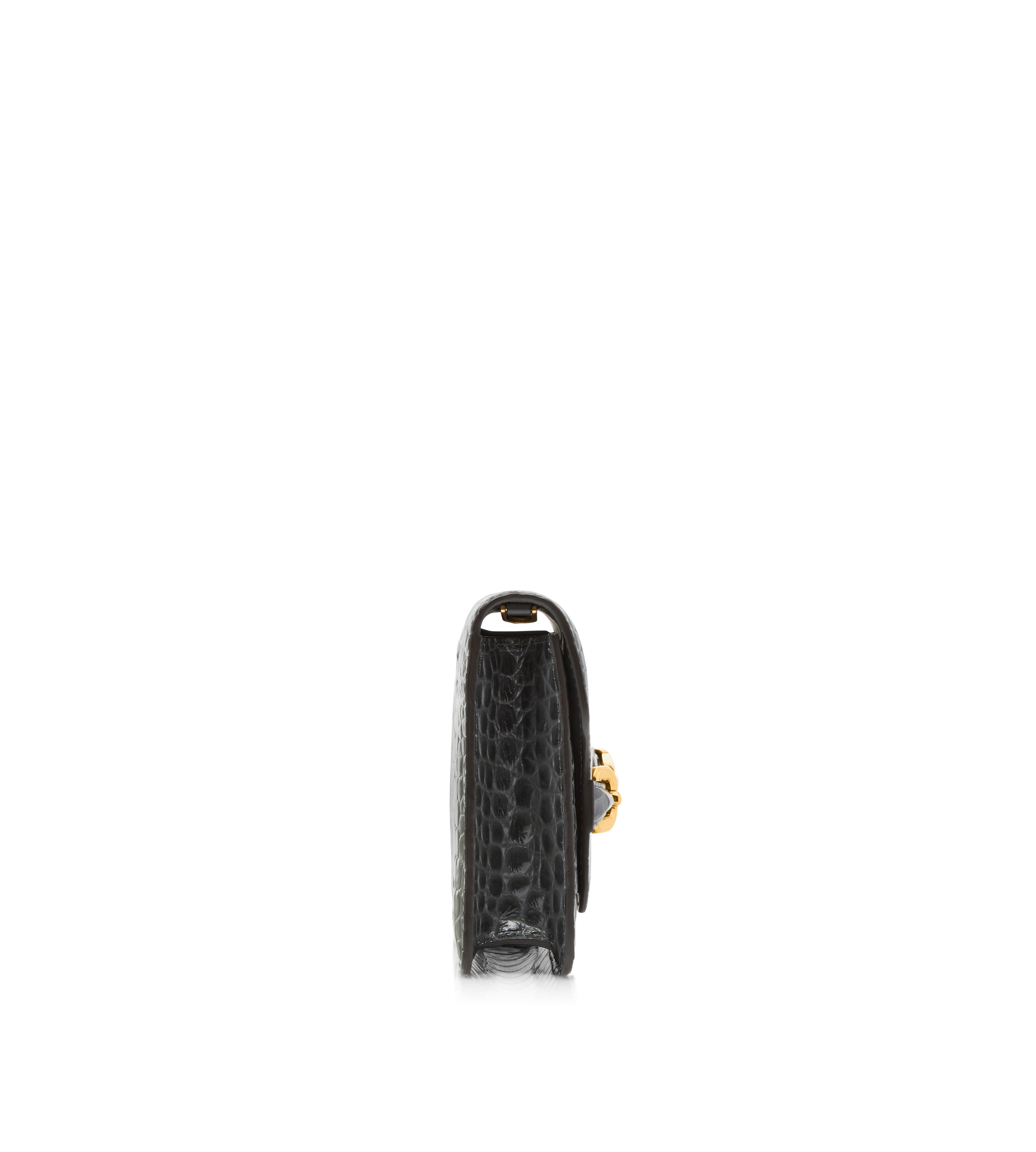 STAMPED CROCODILE LEATHER WHITNEY SMALL SHOULDER BAG - 2