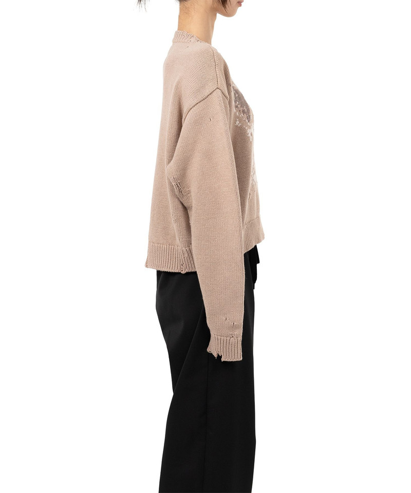 Cat Jacquard Knit Sweater 17