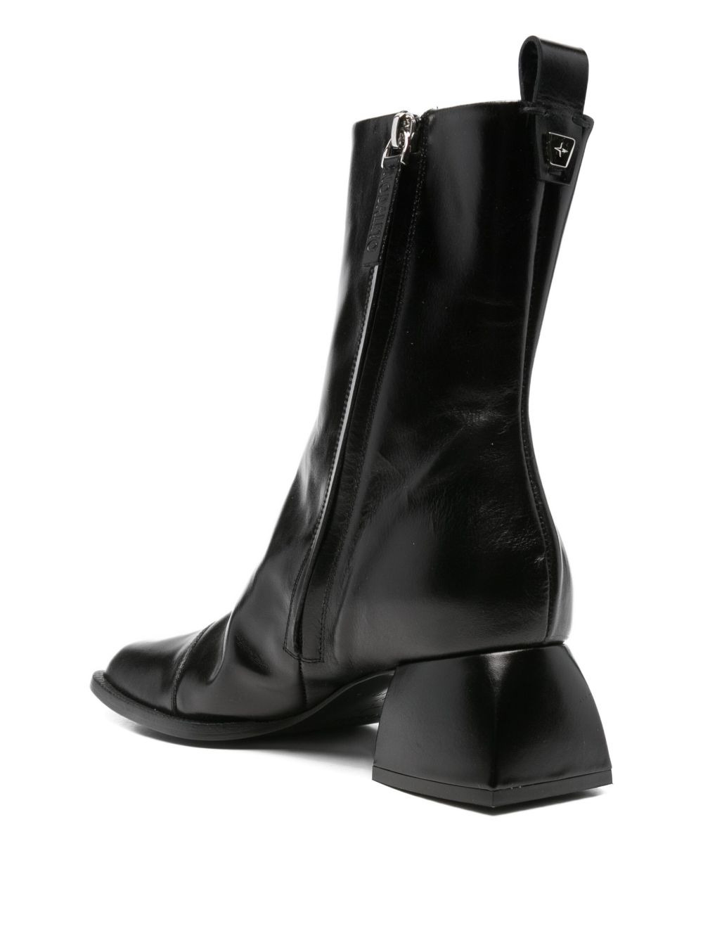 zip-detail boots - 3