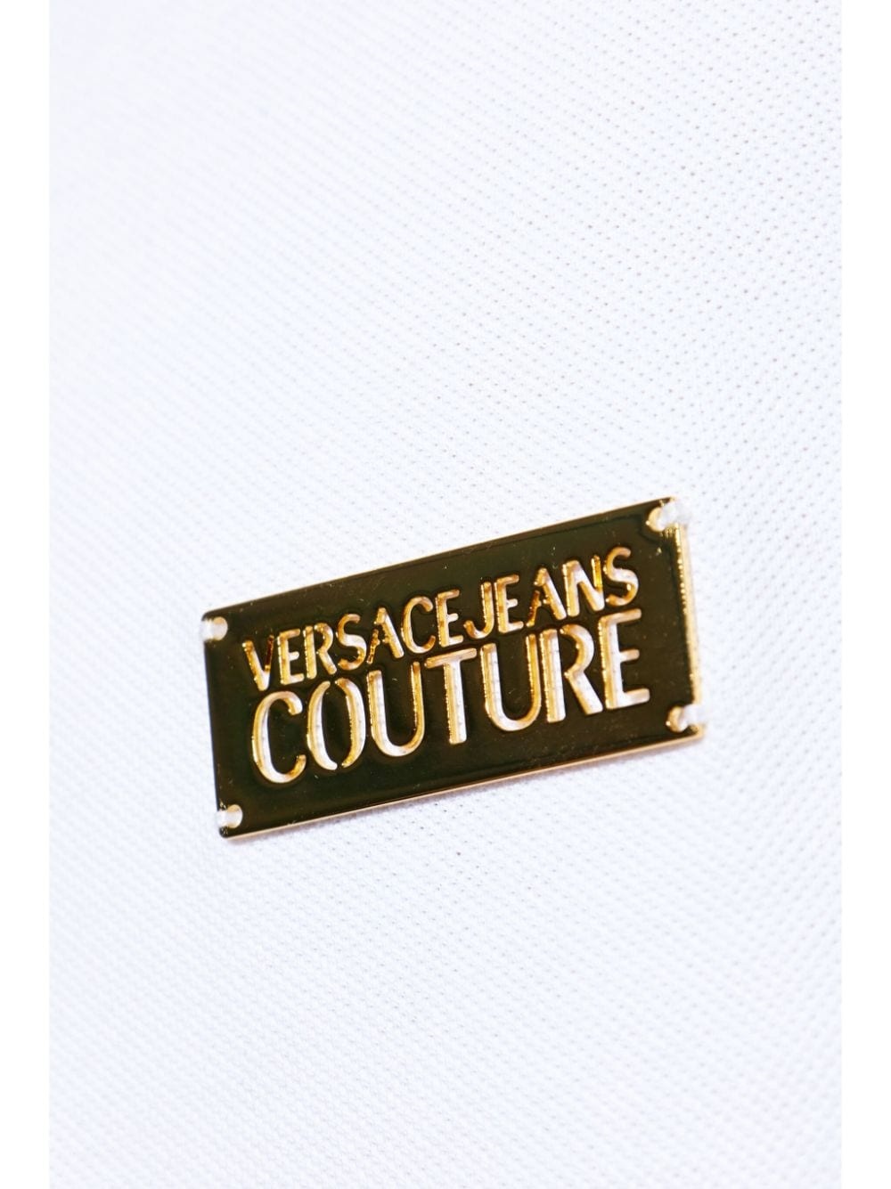 logo-plaque piqué polo shirt - 5