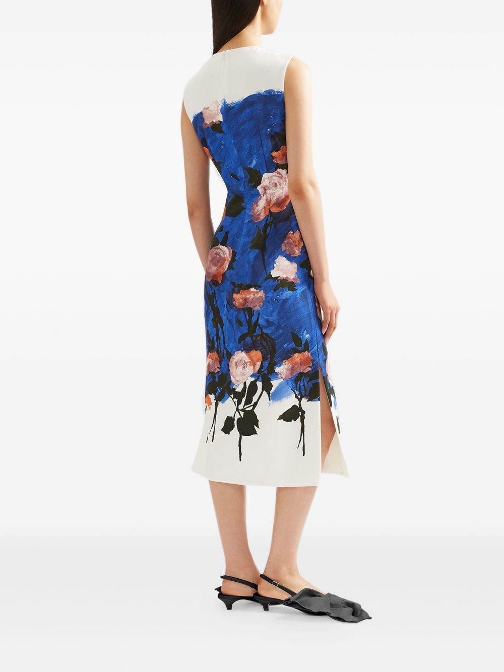 floral-print maxi dress - 4