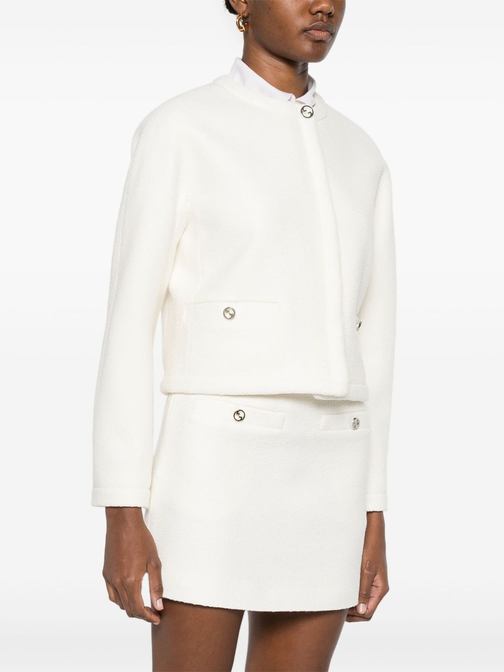 bouclé jacket - 3