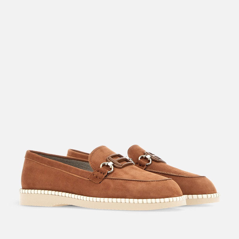 Deconstructed Loafers Hogan H642 Brown 2