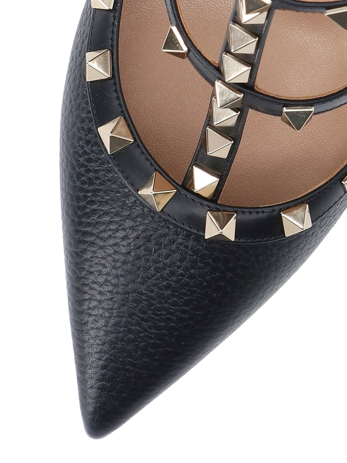'ROCKSTUD 100' SLINGBACK PUMPS - 5