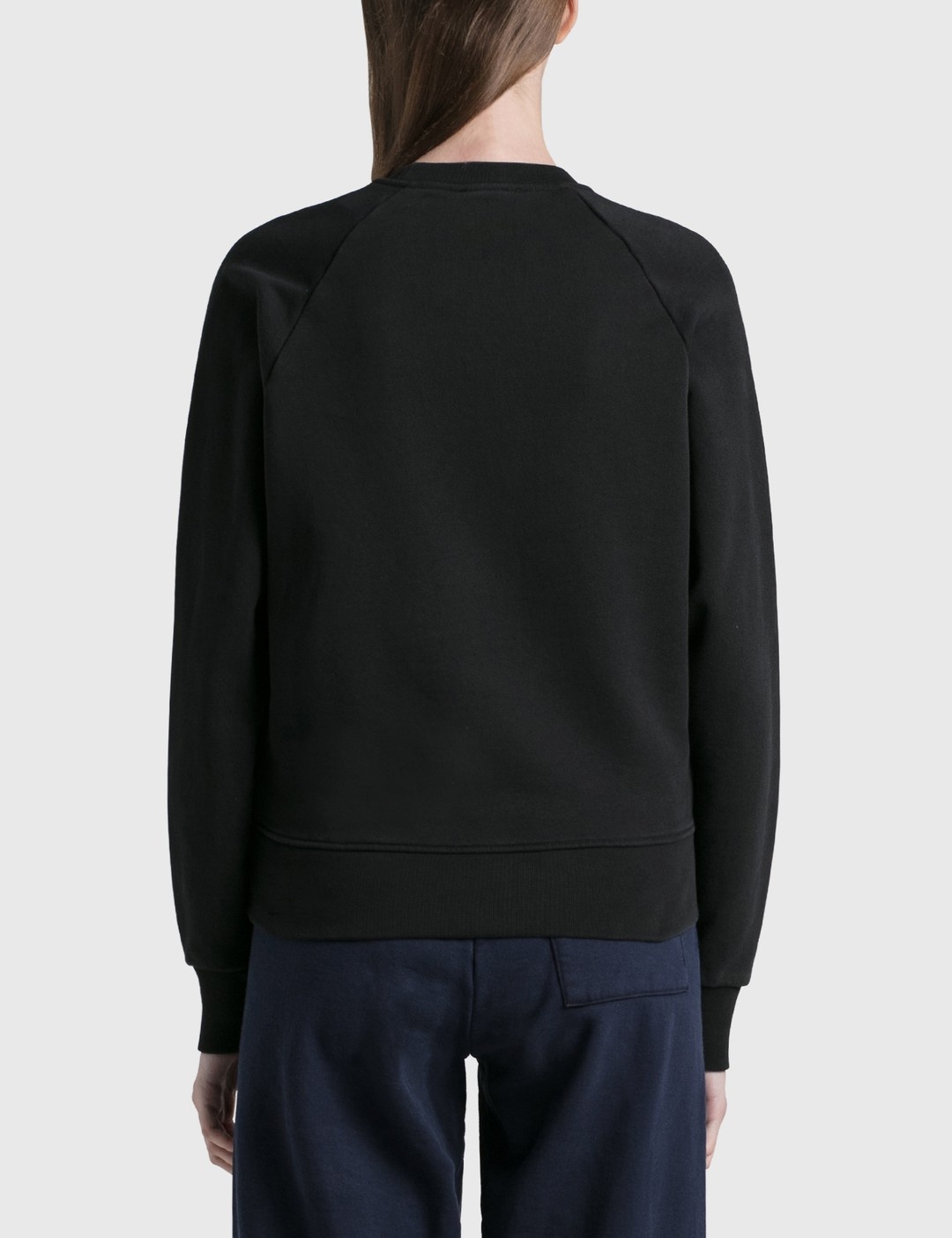 embroidered-logo long-sleeve top - 6