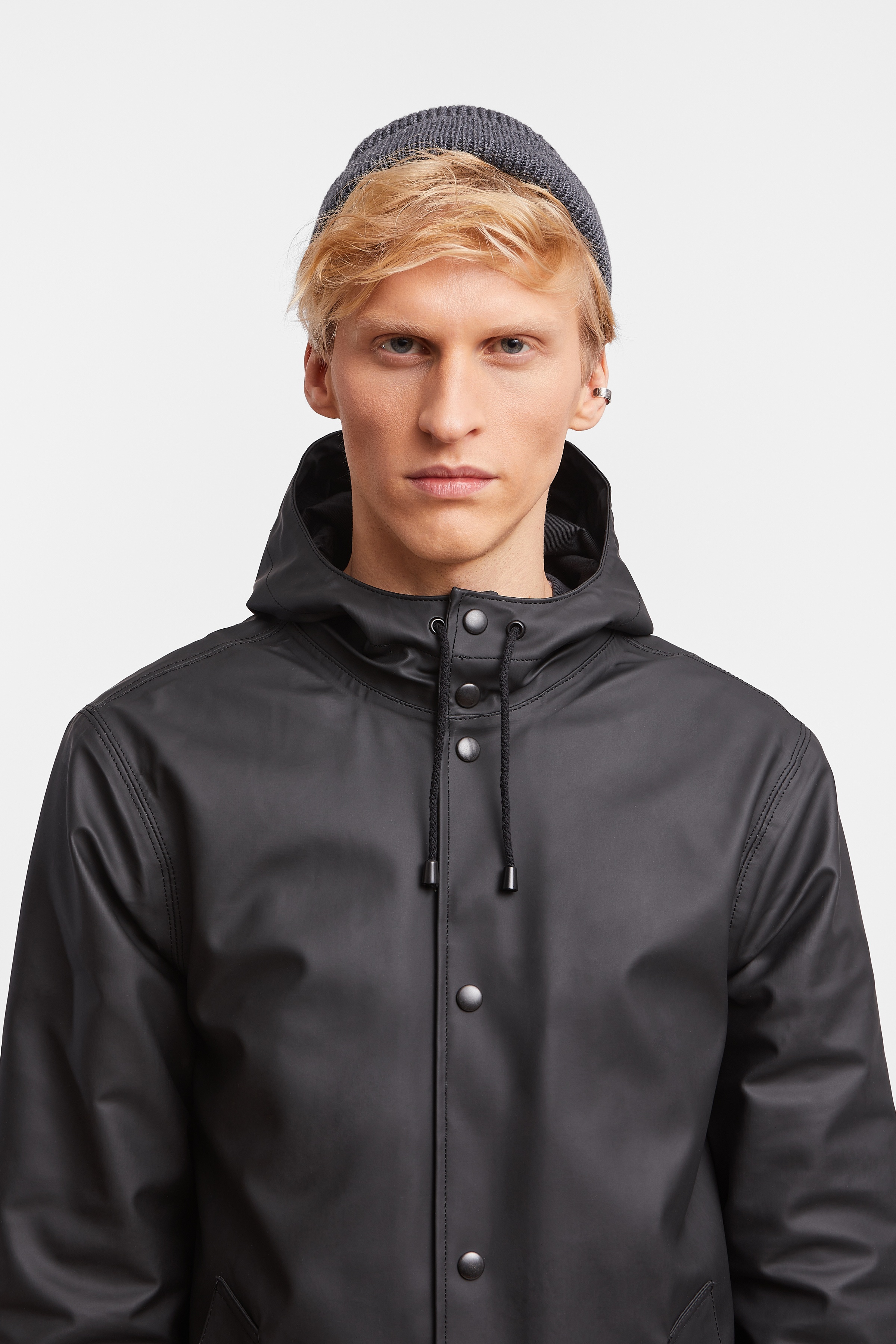 Arholma Raincoat Black - 7