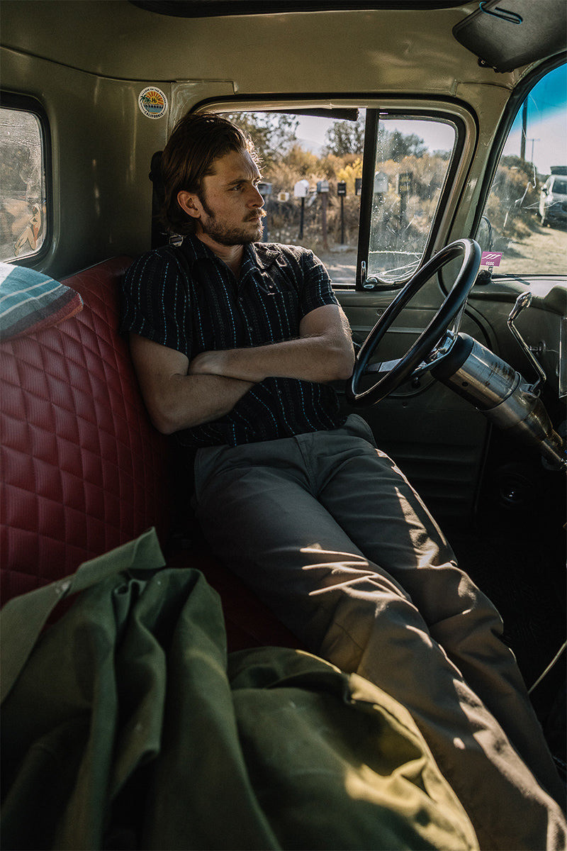 HIROSHI KATO The Pipe Straight Oxford Chino - Moss outlook