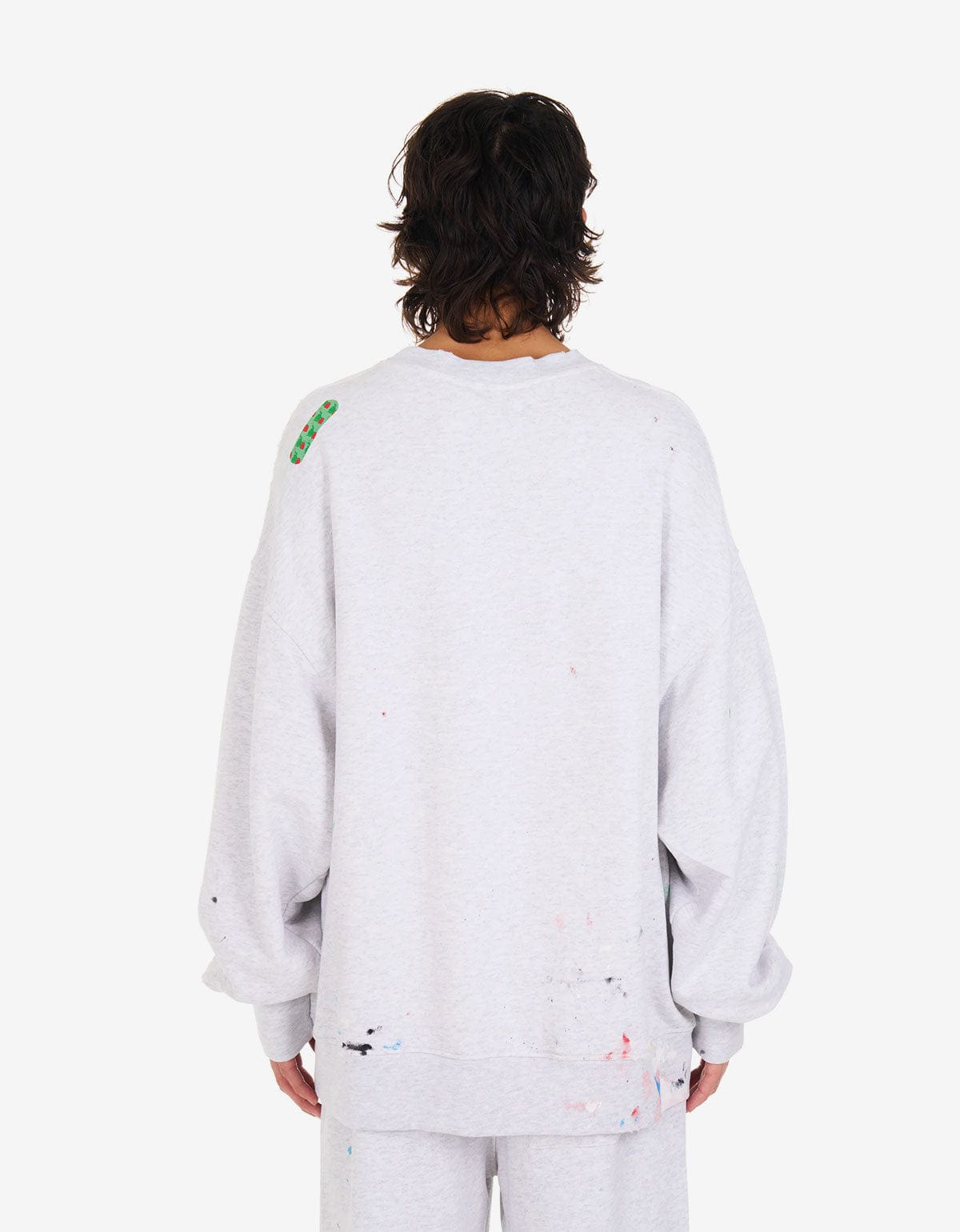 Nahmias Grey Bandaid Sweatshirt - 3