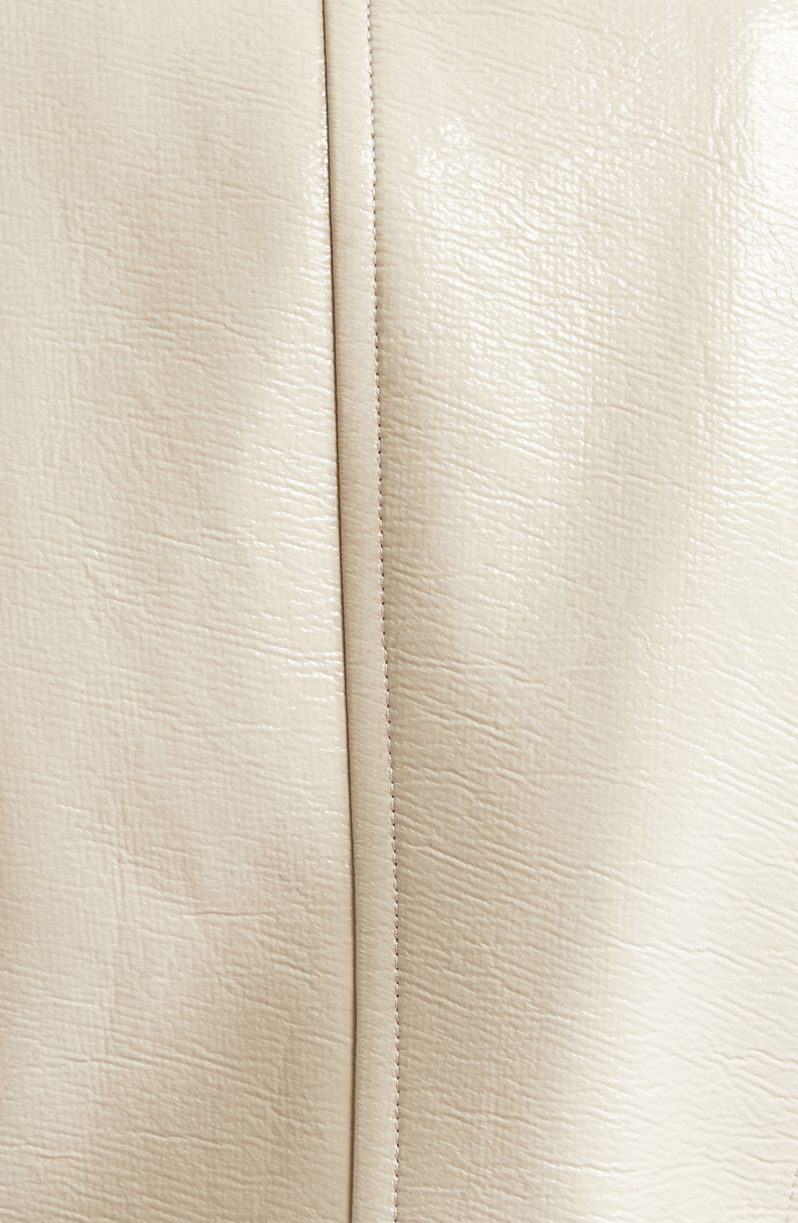 Courrèges Re-Edition Vinyl Jacket in Mastic Grey at Nordstrom - 6