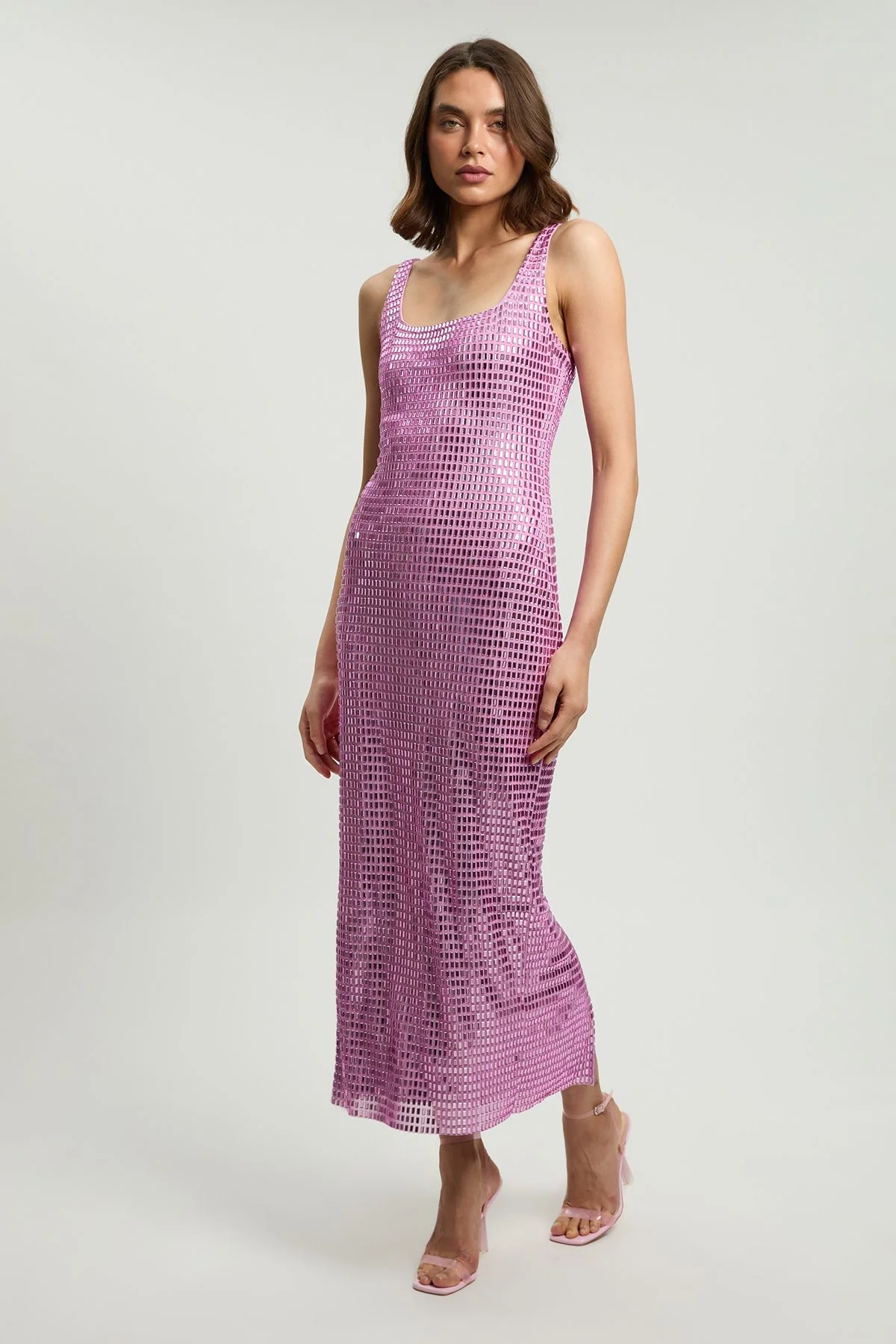Whitley Neill Premium Crystal Embellished Midi Dress - 1