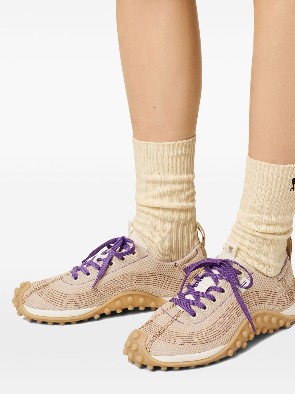 lace-up sneakers - 5