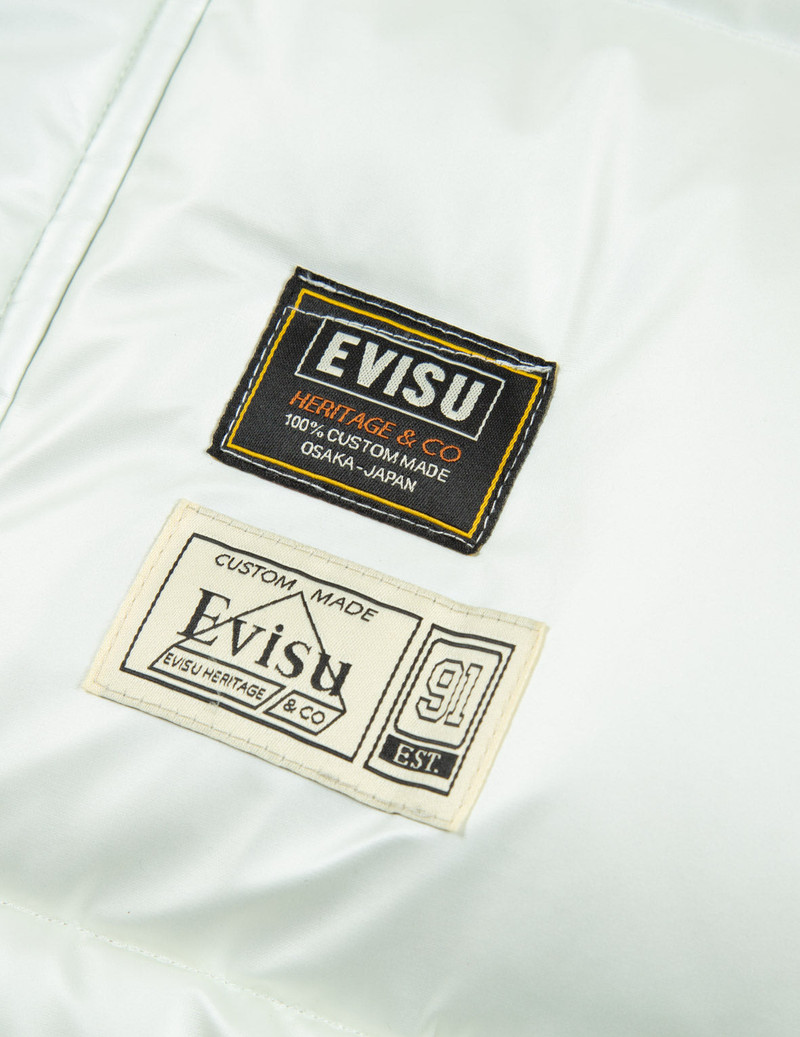 DAICOCK PRINT FABRIC-BLOCKING DOWN JACKET 4