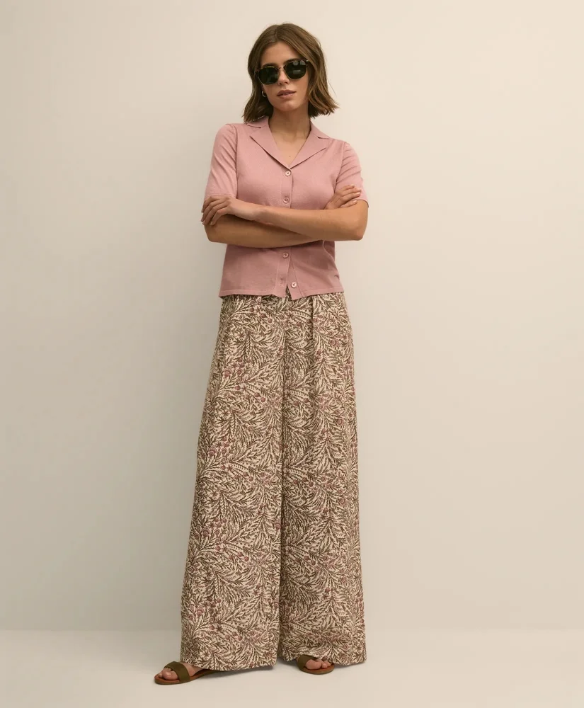 Silk Habotai Pants - 1